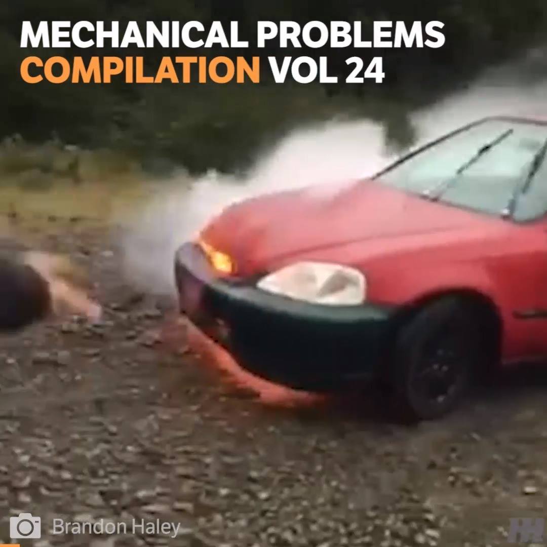 Pamiętajcie o regularnej obsłudze technicznej swoich samochodów...😄

Some of these mechanical fails…