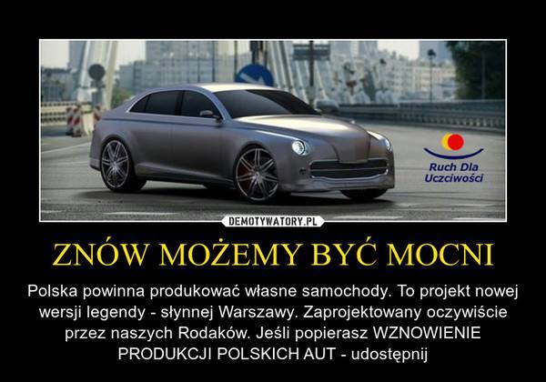 Chętnie wzbogacimy naszą ofertę o polskie części samochodowe :)